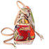 Salvatore Ferragamo Gancini Handbag Cream Beige Multi Nylon Leather